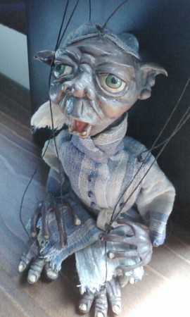 Marioneta Pequeña Hilos